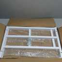Fixed Window Safety Guard 14x 38 *2 Pack Adjustable Width Prevents Accidental Falls, Non-Egress, Tamper Resistant Screws Included, White