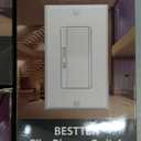 BESTTEN 5 Pack Dimmer Light Switch, Single Pole or 3-Way, Compatible with Dimmable LED, CFL, Incandescent and Halogen Bulb, LED Slide Dimmer Switch, Neutral Wire Not Required, 120VAC, UL Listed, White