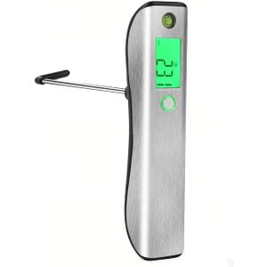 Digital Trigger Pull Gauge 0-110 lb, 0.2 lb Resolution, High Precision Trigger Pull Scale with Accurate Readings, Backlit LCD, Built-in 1M/3FT Tape Measure, 2 AAA Batteries Included