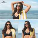 3 x Cat Eye Sunglasses for Women Retro Trendy Cateye Skinny Narrow Shade UV400 AP3709