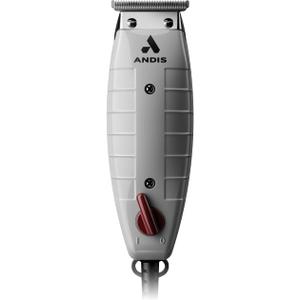 Andis 04780 Professional T-Outliner Beard & Hair Trimmer for Men with Carbon Steel T-Blade, Bump Free Technology  Corded Electric Beard Trimmer, GTO, Grey