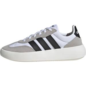 adidas Kids Barreda Decode Shoes (Little Kid) (2 Big Kid, White/Black/Grey)
