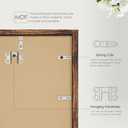11x17 Picture Frame Brown, Classic Poster Frame for Horizontal or Vertical Wall Mounting, 1 Pack