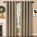 SABALANICA Room Darkening Curtains 84 Inch Length for Bedroom Living Room, Insulated Thermal Grommet Curtain Drapes, Blackout(60-90%, Not 100%) Window Treatment Decor, 2 Panels, 52x84, Taupe
