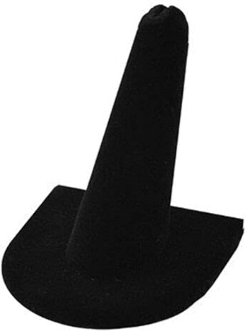 Grab Sale Black Velvet Jewelry Holder Finger Ring Display Stand 2" x 2" x 2" Inches