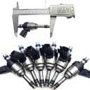 35310-3C560 353103C560 6 PCS Fuel injector Fits for Hyundai Azera Genesis 2014-2016 for Kia K900 2016-2018 Cadenza 2013-2016