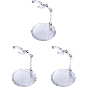 Ddung Doll Stand - Clear Doll Stand For 0.5" To 10" Dolls And Action Figure Stand (3-Pack)