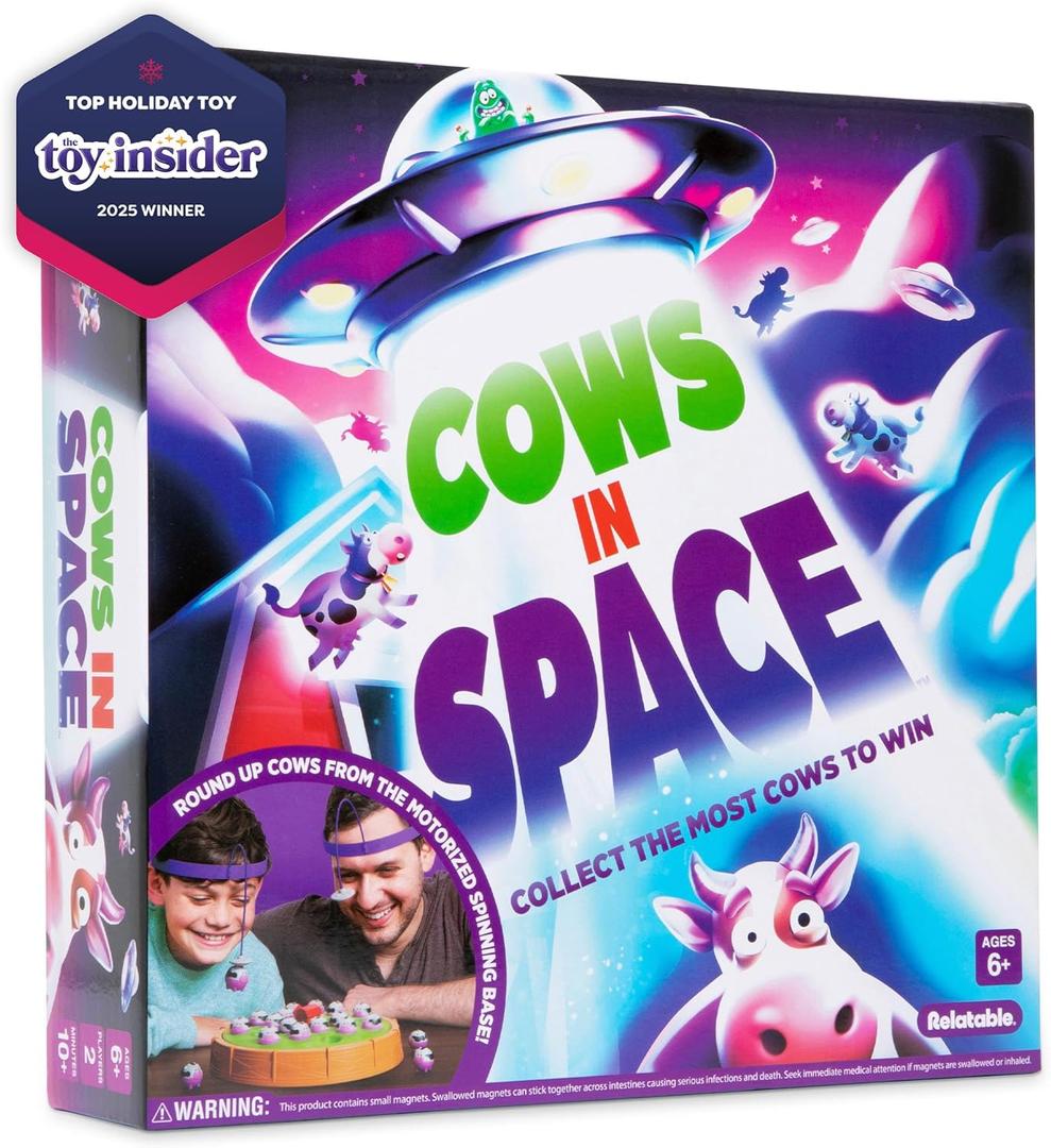 WHAT DO YOU MEME? Cows in Space, 2026 Toy of The Year Finalist Game by Relatable, Hilarious Kid-Friendly Space Game, Perfect Christmas Idea