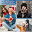 Fashion Knit Beanies Hats, Men Women Warm Beanie for Winter, Fleece Lined Beanie, Thermal Thick Snow Skull Cap (Gray)