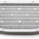 Cat Litter Mat Litter Trapping Mat,19.29"14.96",Cat Litter Box Mat for Floor,Large Litter Matt for Cat Litter Box,Kitty Litter Mat Catcher,Waterproof Urine Proof,Washable,Easy Clean,Less Waste (Grey)