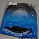 Ultra Clarity Cables RG6 Coaxial Cable 35 Foot, in-Wall CL3 Coax Cable Extension for TV Broadband Antenna DVR Satellite, Quad Shield Cable Wire with F-Type Connector 3 Ghz - Black