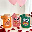 Valentine's Day Cards Mason Jar Valentines Gift Card 50 Pack(candy not included)