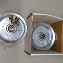 2 Pack GY20629 Idler Pulley Replaces GY20110 AUC17621 GY22082 756-05034A 756-05034 for D110 D130 D140 D150 D155 D170 E140 E180 L100 L110 L120 L130 LA105 LA115 LA130 LA145 LA150 Z225 Tractors