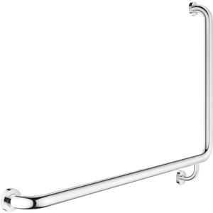 Grohe 40797001 Essentials 38 In. X 24 In. L-Shaped Grab Bar, Starlight Chrome