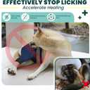 Dog Rear Leg Sleeve to Stop Licking, Hind Leg Protector for TPLO Recovery, ACL Surgery, Wounds or Skin Issues, Soft Breathable Cover for Large Dogs (L-Left)