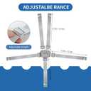 Adjustable High Chair Straps Replacement Compatible with Ingenuity for Most for Most 5 Point High Chairs,Secure Buckle,1PC