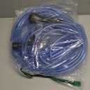 DXOPHIEX Gravel Vacuum for Aquarium Fish Tank Siphon Aquarium Water Changer with Three Metal Faucet Adapter and Long Hose 50 Feet