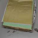 ReliThick 12 Pack Metallic Paper Gift Bag with Handles and Tissue Paper 11.8 x 10 x 4'' Thank You Favor Bag for Graduation Mother's Day Wedding Bridesmaid Groomsman 5 Senses Gifts (Sage Green)