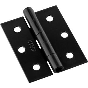 National Hardware N115-451 V129 Screen/Storm Door Hinges in Black, 3" x 2-1/2", 2 piece