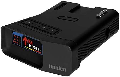 Uniden R7 Extreme Long-Range Laser-Radar Detector, Built-in GPS w/ Real-Time Alerts, Dual-Antennas Front & Rear w/Directional Arrows, Voice Alerts, Red Light Camera and Speed Camera Alerts