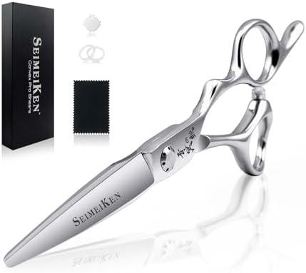 Hair Cutting Scissors, 6" Japanese VG10 Steel Hair Shears for Hair Stylist