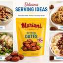 Mariani Pitted Dates, 8 Oz Bag | Naturally Sweet Dates for Snacking, Baking & Cooking | Ready-to-Eat Dried Fruit | Resealable Bag (EXP 10/01/27)