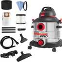 Shop-Vac 8 Gallon 6.0 Peak HP Stainless Wet/Dry Vac, Blowing, 5989400