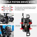 MT200 MTB Hydraulic Disc Brakes Set Right Rear 1450mm Mountain Bike Hydraulic Brake Mountain Bike Bicycle Disc Brake 2 Piston