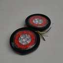 2PCS 4" Round LED Trailer Tail Lights 16LED with Rubber Grommet Sealed Waterproof IP67,Brake Stop Running Reverse Signal Lamps for RV Trailer Trucks Van