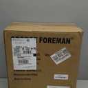 George Foreman 4-Serving Removable Plate Electric Grill and Panini Press, George Tough Non-Stick Coating, Drip Tray Catches Grease, Black