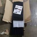 2 Pack Wood Panels for Wall, 106.3"  11" Wood Slat Acoustic Panels for Wall, Soundproof Panel for Interior Decor (Matte Black)