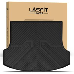 LASFIT Trunk Mat for Lexus RX/RX350/RX350h/RX500h 2025 2024 2023 2026, All Weather TPE RX 350 Cargo Mats Custom Fit for Lexus RX350 Cargo Liner Front & Rear Trunk Liner, Black, Easy to Clean