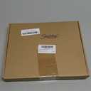 Long Sleeve Lace Blouse for Women Dressy Button Down Shirt Crew Neck Eyelet Top Elegant Casual Work Wear (Large, Beige)