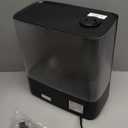 JRD Warm & Cool Mist Humidifiers for Bedroom 5L, Quiet Ultrasonic Air Humidifier Fast Symptom Relief, 50H Runtime, Oil Diffuser, 12H Timer, 7 Color Light for Large Room, Office, Baby, Plants-Black