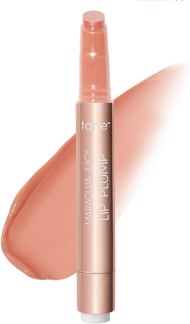 tarte maracuja juicy lip plump – Hydrating & Volumizing Lip Plumper Gloss Balm with Nourishing Hyaluronic Acid & Vitamin E, Plumps & Moisturizes, Vegan & Cruelty-Free