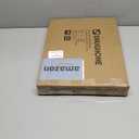 Snughome Wooden Step Stools for Adults Kids, Solid Portable Wooden Bedside Step Stool Adults Hold Up to 350 lb, One Step Foot Stool for Kitchen, Bedroom, Living Room, Bathroom - Self-Assembly (16.6L x 11.8W x 6.5H, Gray)