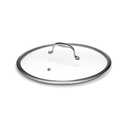 HexClad Tempered Glass Lid, 12-Inch Designed for HexClad Hybrid Cookware, Steam Vented, Dishwasher Safe