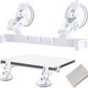 Starlink Mini Car Mount for Dashboard, Suction Cup Mount for Dashboard & Windshield Ensures Stable Satellite Signal While Driving, Suitable for Most Vehicles(White)