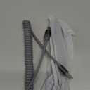 LISEN Coiled USB C Cable, Durable Short USB A to USB C Cable 2 Pack for Android Auto & CarPlay Cable, Short Type C Retractable Car Charger Cord for iPhone 17/16/15 Samsung Galaxy S25/S24 A15, Gray 4FT