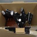 Livtek Knife Set with Block - Kitchen Knife Set German High-Carbon Stainless Steel with Built-in Sharpener - Full Tang, Triple-Rivet Ergonomic Handle - Holiday Gift Idea - 15-Piece, Falcon Series