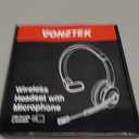 Vonztek Wireless Headset, Trucker Bluetooth Headset with Microphone Noise Canceling & USB Dongle, 5.0 Wireless Headphones with Mic Mute for Cell Phone PC Computer Work Office Teams Meeting Call