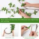 Floweroyal 3pcs Artificial Greenery Stems 43.3" Faux Branches for Vase Filler Fake Green Plants for Home Office Party Wedding Decoration