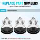 918-06991 618-06991 Spindle Assembly Fits for MTD Craftsman Troy Bilt 42 inch Deck LT4200 CLT42G T1200 Super Bronco Pony TB2246 3 Pack