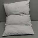 Qeils 18 x 18 Pillow Inserts Set of 2 White Throw Pillow Inserts with Soft Polyester Cover - Rectangle Square Interior Sofa Pillow Inserts Decorative Pillow Insert White Couch Pillow