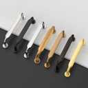 Asidrama 10 Pack 3 Inch(76mm) Champagne Bronze Kitchen Cabinet Handles, Cabinet Pulls Kitchen Cabinet Hardware for Cupboard Drawer Pulls