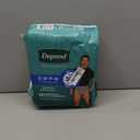 Depend Fresh Protection Adult Diapers, Incontinence Underwear for Men, Disposable, Maximum, Small/Medium, Grey, 19 Count