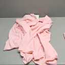 Elainone Women's Business Blazer Pants Set Dressy Professional Suits Wide Leg Office 2 Piece Outfit (XX-Large, Pink)