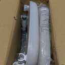 Raised Toilet Seat with Handles - Width & Height Adjustable Toilet Seat Risers for Seniors, Heavy Duty Handicap Toilet Riser, Fit Any Toilet, Up to 400lbs