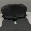 Memory Foam Seat Cushion,Office Chair Cushion with Lumbar Support for Back Pressure Relief, Car Seat Cushion with Adjustable Strap,Sciatica Pad Cushions for Car,Truck, Desk,Gaming Chair (Black + Grey)