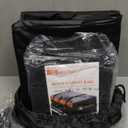 MeeFar Rooftop Cargo Carrier Car Roof Bag 21 Cubic Feet 100% Waterproof Car Top Carrier, Fits All Vehicle with/Without Rack,Include Anti-Slip Mat,10 Reinforced Straps,6 Door Hooks,Luggage Lock